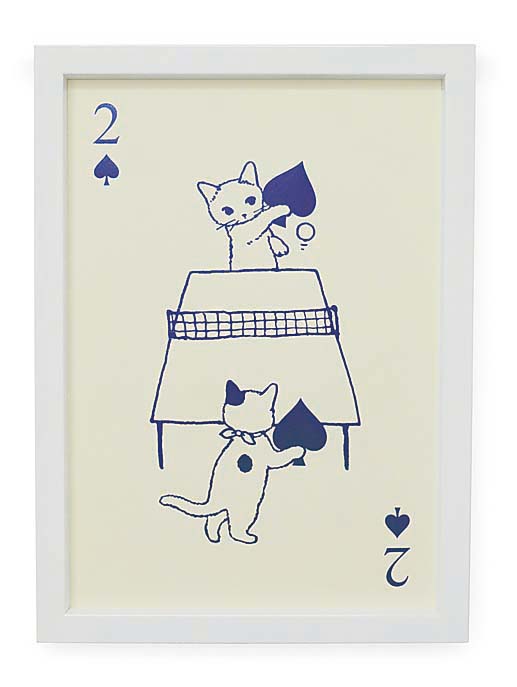 ポタリングキャットのフレーム入り名画