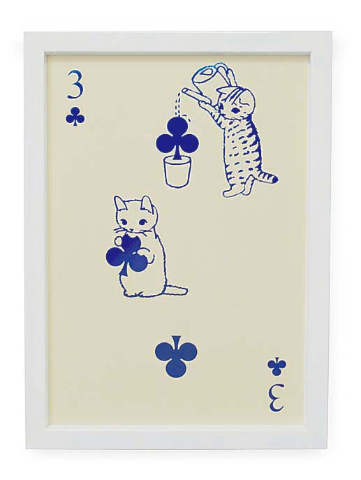 ポタリングキャットのフレーム入り名画